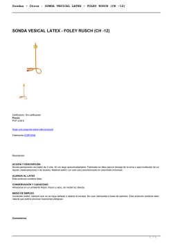 Sondas - Otros : SONDA VESICAL LATEX - FOLEY RUSCH (CH -12)