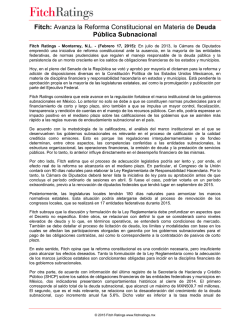 Avanza la reforma constitucional en materia de deuda p&uacute;blica