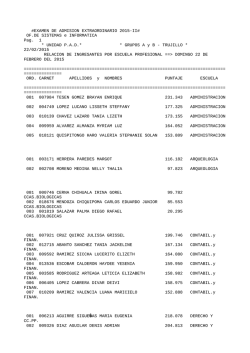 #EXAMEN DE ADMISION EXTRAORDINARIO 2015-II