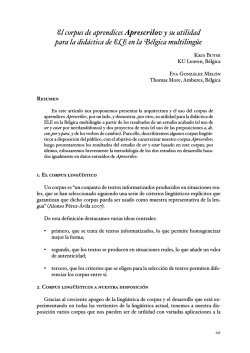 El corpus de aprendices Aprescrilov y su utilidad para la did&aacute;ctica