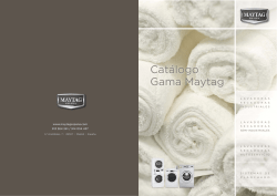 Cat&aacute;logo Gama Maytag