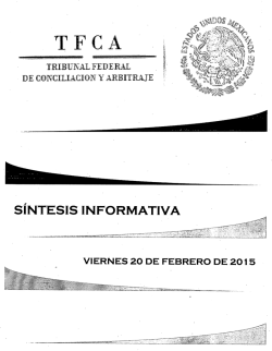 S&iacute;ntesis de Prensa.