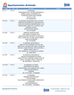 Apartamentos Arriendo
