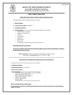 OFFICE OF THE SUPERINTENDENT