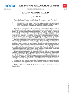 D) Anuncios - Sede Electr&oacute;nica del Boletin Oficial de la Comunidad