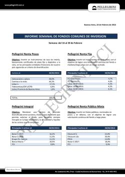 Evoluci&oacute;n Fondos y Mercados