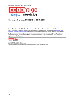 Resumen de prensa RSE 2015-02-23 07:26:58 - ccoo
