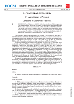 B) Autoridades y Personal - Sede Electr&oacute;nica del Boletin Oficial de