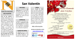 San Valent&iacute;n - Club Nazaret