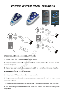 NOVOFERM NOVOTRON 502/504 - MNHS433-2/4