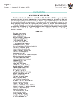 Ayuntamientos - Ayuntamiento de Sese&ntilde;a