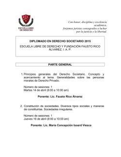 Temario-de-Derecho-S.. - Escuela Libre de Derecho