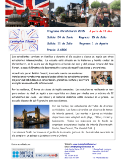 Descargar folleto de Programa Christchurch