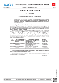 D) Anuncios - Sede Electr&oacute;nica del Boletin Oficial de la Comunidad