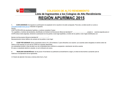 Lista de ingresantes de la Regi&oacute;n Apur&iacute;mac a los Colegios de Alto
