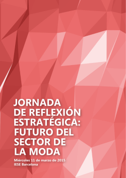 JORNADA DE REFLEXI&Oacute;N ESTRAT&Eacute;GICA: FUTURO DEL