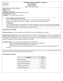UNIVERSIDAD NACIONAL ABIERTA Y A DISTANCIA Gu&iacute;a