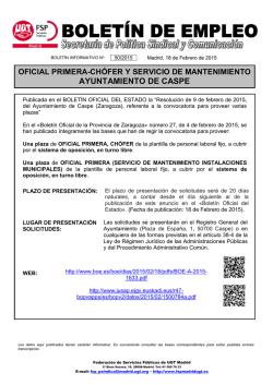 AYUNTAMIENTO DE CASPE