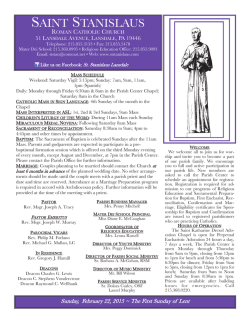 St. Stanislaus Lansdale - John Patrick Publishing Company