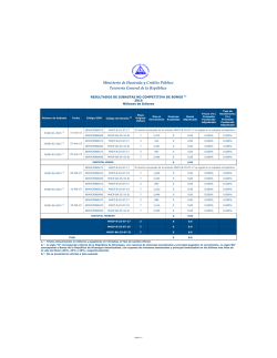 Ministerio de Hacienda y Cr&eacute;dito P&uacute;blico Tesorer&iacute;a General de la