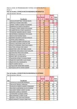 ELEM. DE PROGRAMACION Y ESTRUC. DE DATOS GRUPO 1