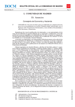 D) Anuncios - Sede Electr&oacute;nica del Boletin Oficial de la Comunidad
