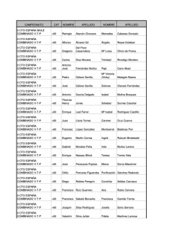 cto espa&ntilde;a de baile combinado provisional