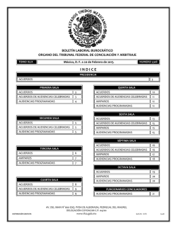 20 - Tribunal Federal de Conciliaci&oacute;n y Arbitraje