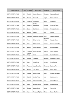 CTO DE EUROPA DE VALS-PROVISIONAL