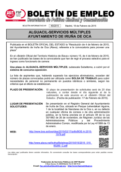 alguacil-servicios m&uacute;ltiples ayuntamiento de