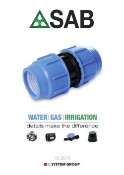 WATER |GAS |IRRIGATION - SAB spa
