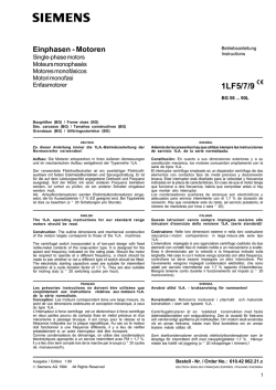 1LF5/7/9 Betriebsanleitung - Siemens Industry Online Support