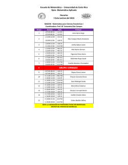 GRUPO CERRADO - Matem&aacute;tica - Universidad de Costa Rica