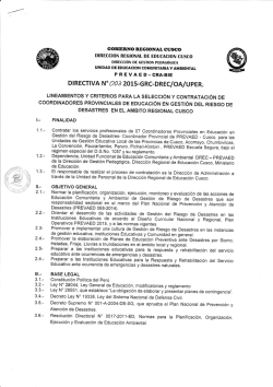 III.- BASE LEGAL - Direcci&oacute;n Regional de Educaci&oacute;n Cusco