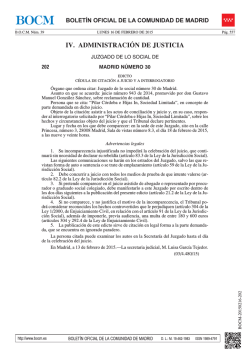 IV. ADMINISTRACI&Oacute;N DE JUSTICIA - Sede Electr&oacute;nica del Boletin