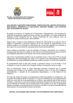 Mociones, Ruegos y Preguntas al Pleno de 23-02-2015