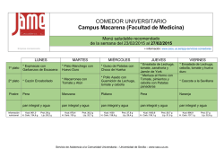 ficha tecnica menu saludable Macarena semana del 16-02