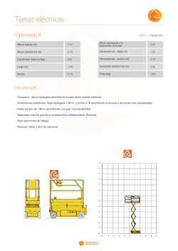 Genie Tijera el&eacute;ctrica TE-08 compact 7,60m (1,64+0,90)