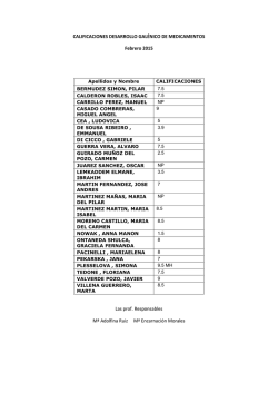 Notas Ex&aacute;menes