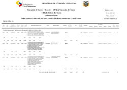 Ejecuci&oacute;n de Gastos - Reportes - CUR de Ejecuci&oacute;n del