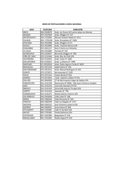 sedes de postulaci&oacute;n - Admisi&oacute;n Carabineros de Chile