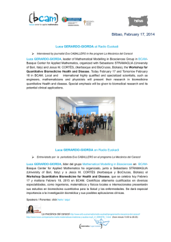 Luca Gerardo Giorda en La Mec&aacute;nica del Caracol