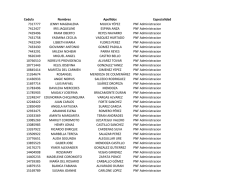 Listado Preliminar de Graduandos Lcdo. / Ing. PNF
