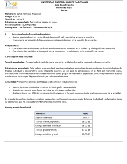 Nombre del curso: Farmacia Magistral