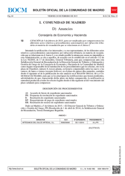 D) Anuncios - Sede Electr&oacute;nica del Boletin Oficial de la Comunidad
