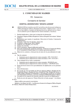 D) Anuncios - Sede Electr&oacute;nica del Boletin Oficial de la Comunidad