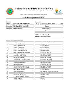 Federaci&oacute;n Madrile&ntilde;a de F&uacute;tbol Sala
