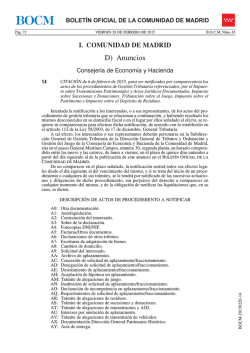 D) Anuncios - Sede Electr&oacute;nica del Boletin Oficial de la Comunidad