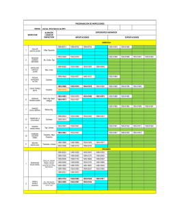 Programacion de Inspecciones 20-02-2015