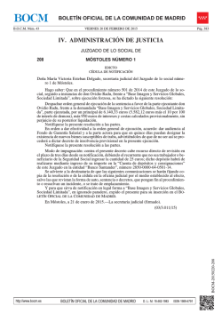 IV. ADMINISTRACI&Oacute;N DE JUSTICIA - Sede Electr&oacute;nica del Boletin